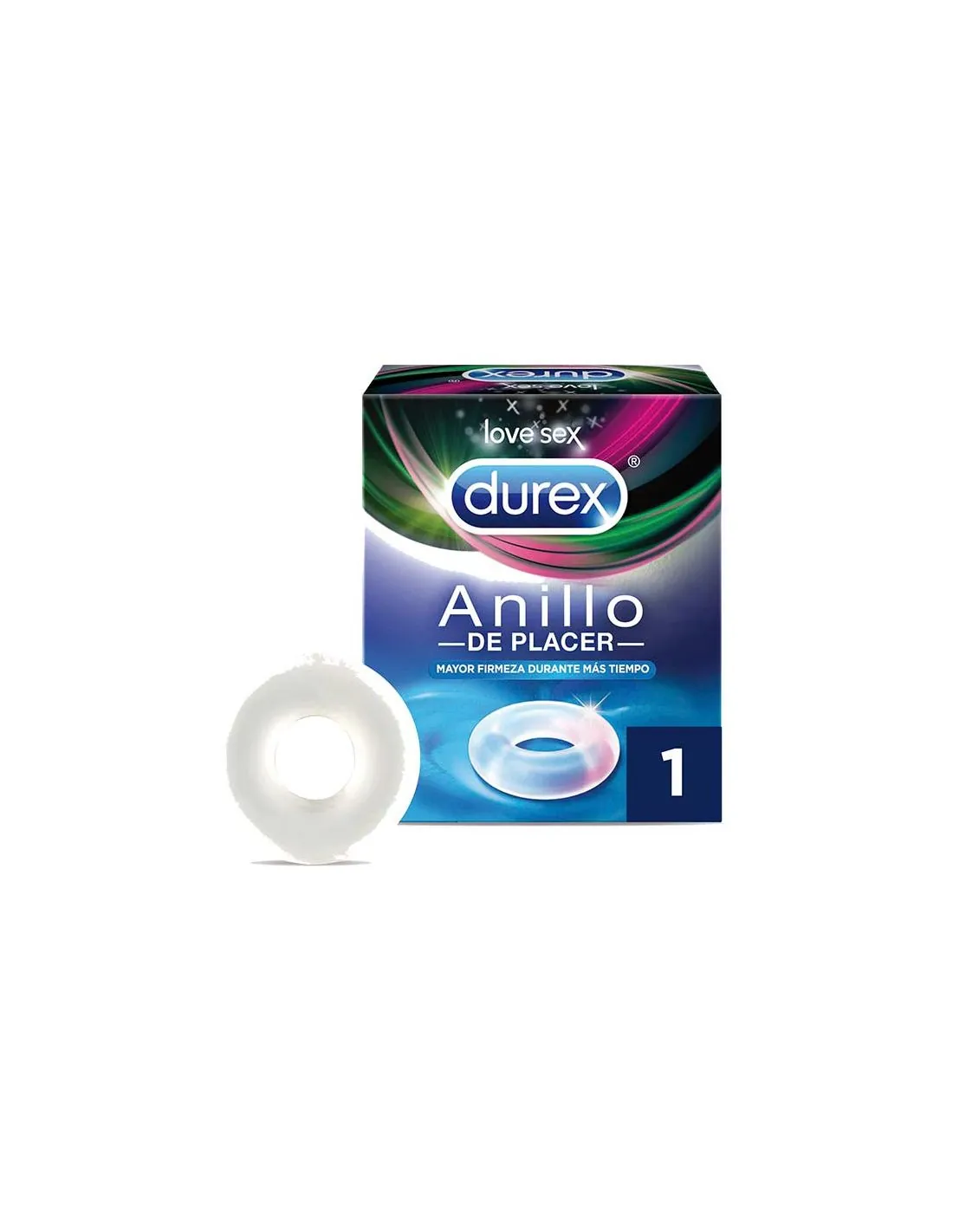 Durex Play Anillo De Placer Para El Pene, Mayor Firmeza Más Tiempo - 1 unidad