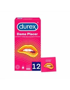 Durex Dame Placer con Puntos y Estrias Preservativos