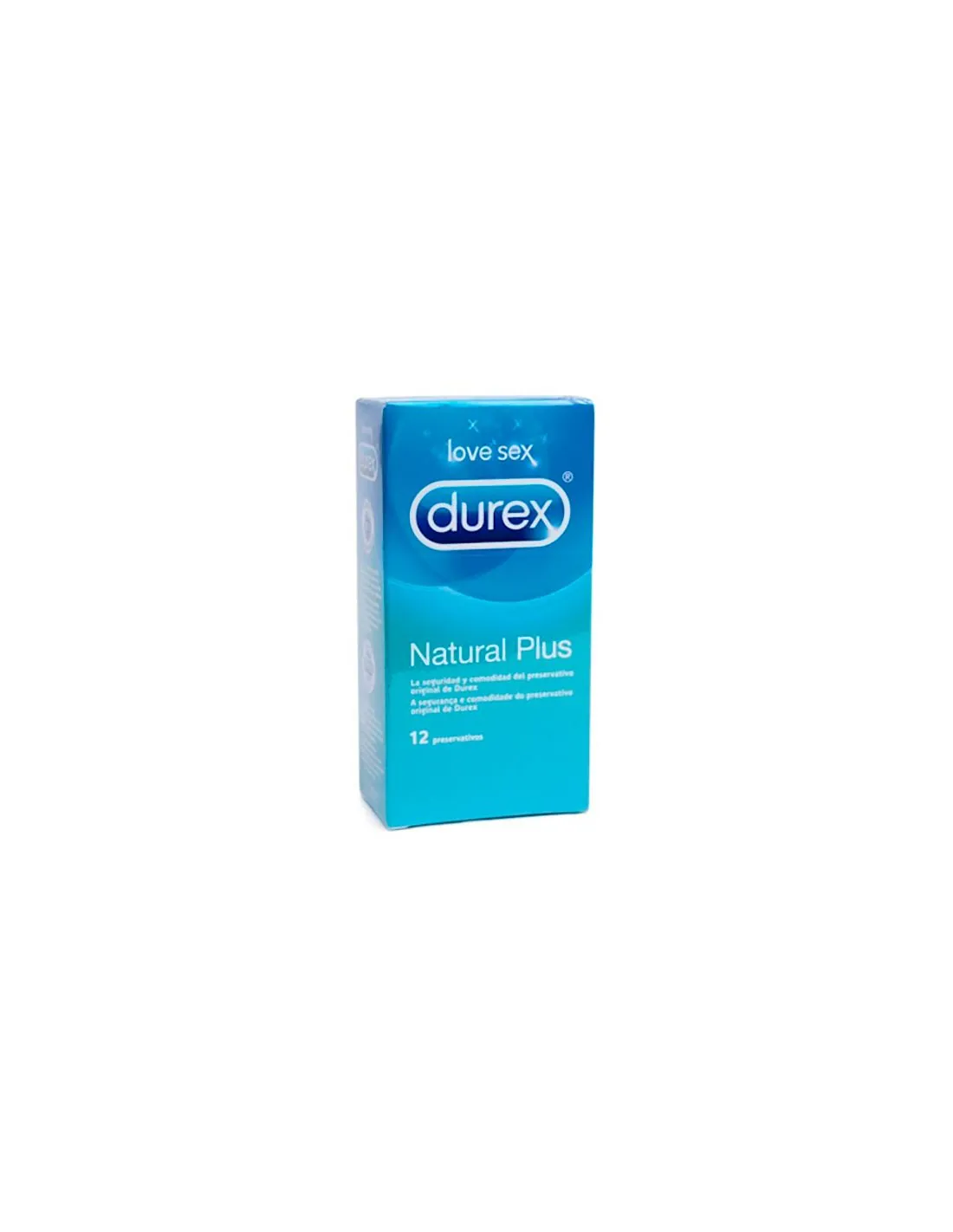 Durex Natural Plus Preservativos 12 uds