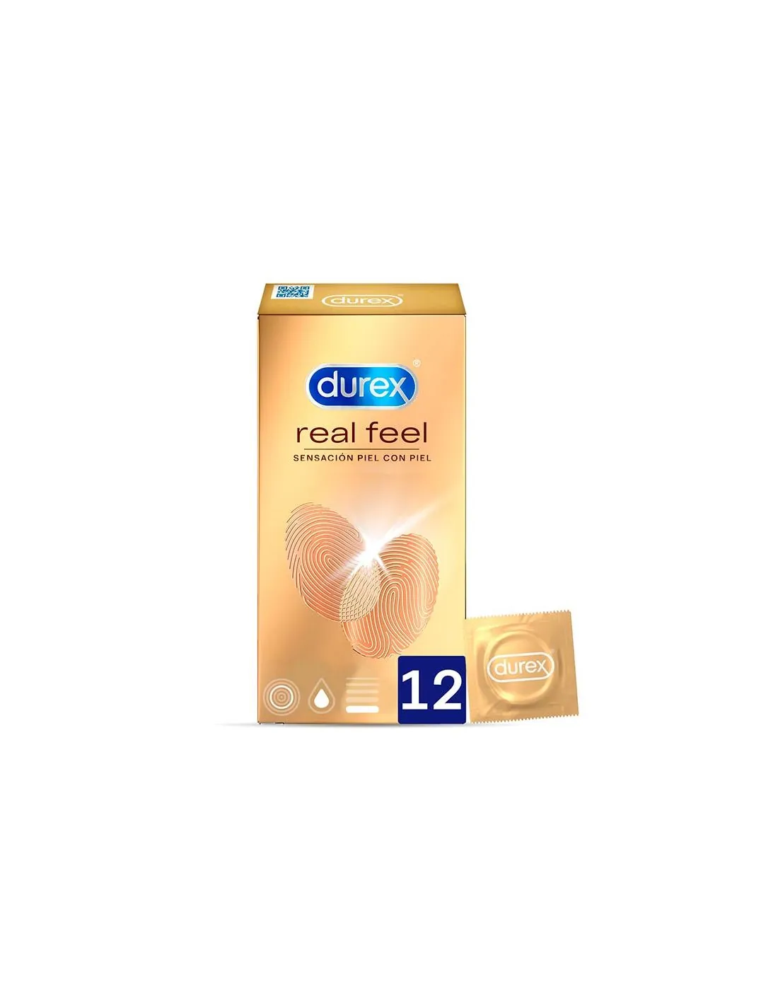 Durex Preservativos Sensitivos Real Feel - 12 condones