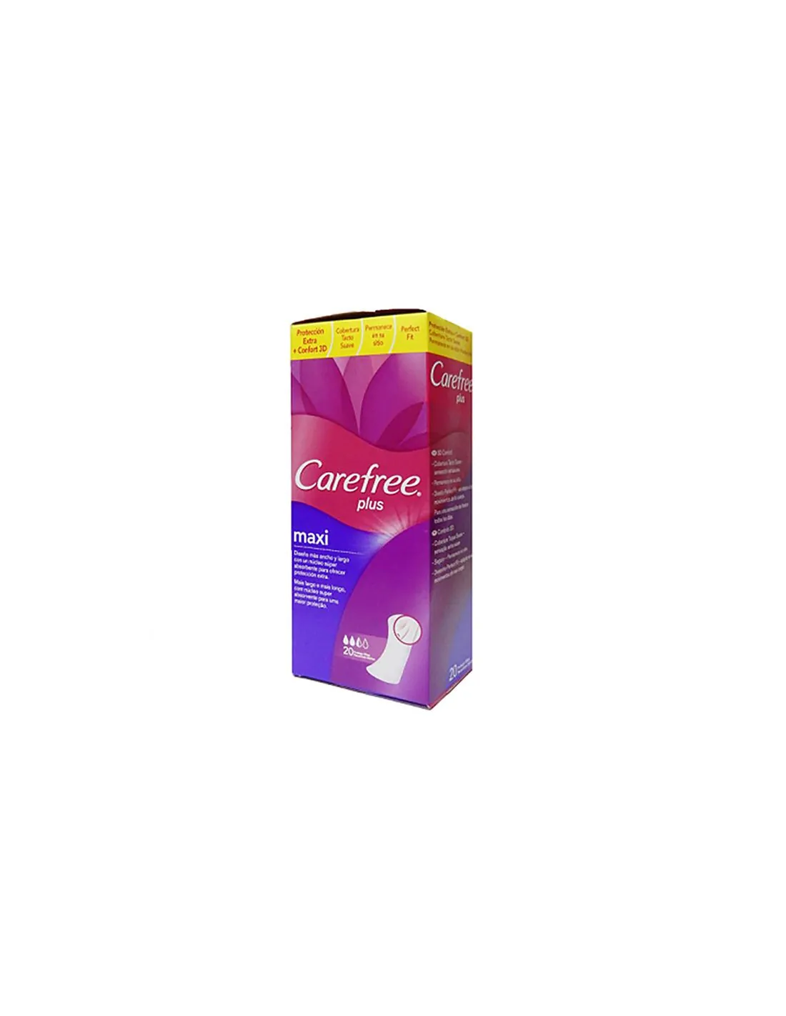 Carefree Plus Maxi 20 Uds.