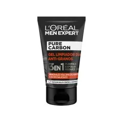 L Oreal Paris Men Expert Pure Carbon Gel Limpiador Anti-granos 