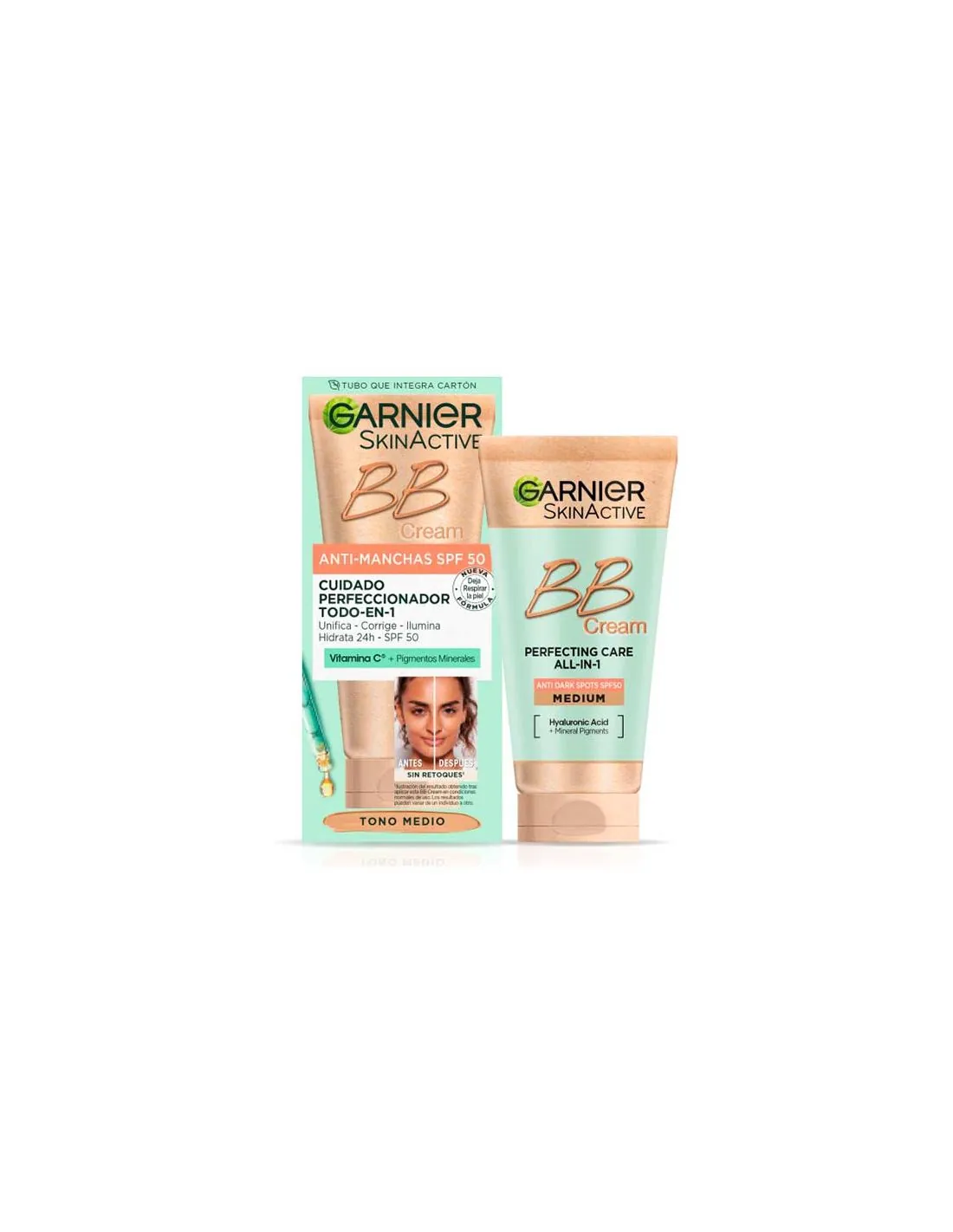 Garnier Bb Cream Anti Manchas SPF50 50 ml