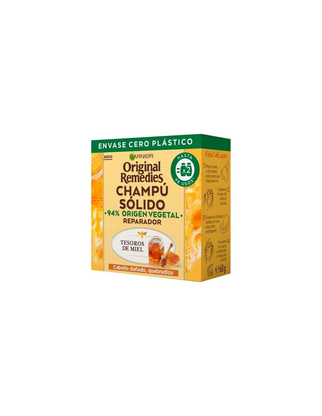 Garnier Original Remedies Champú Sólido Tesoros de Miel