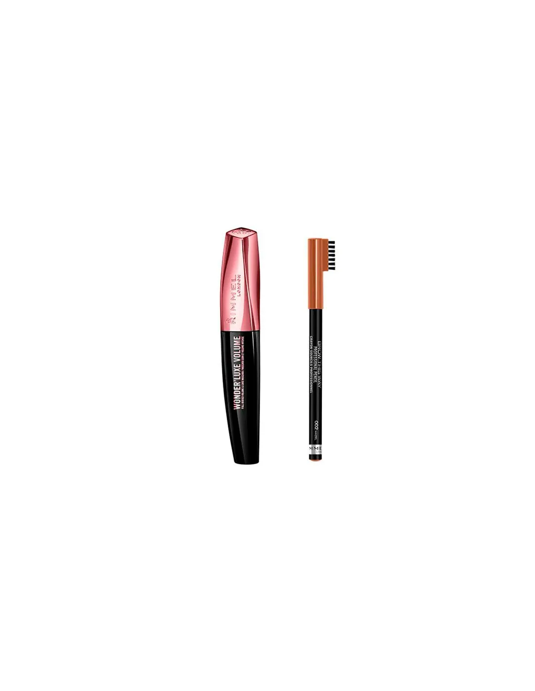 Rimmel Wonder Luxe Mascara + Lapiz Cejas