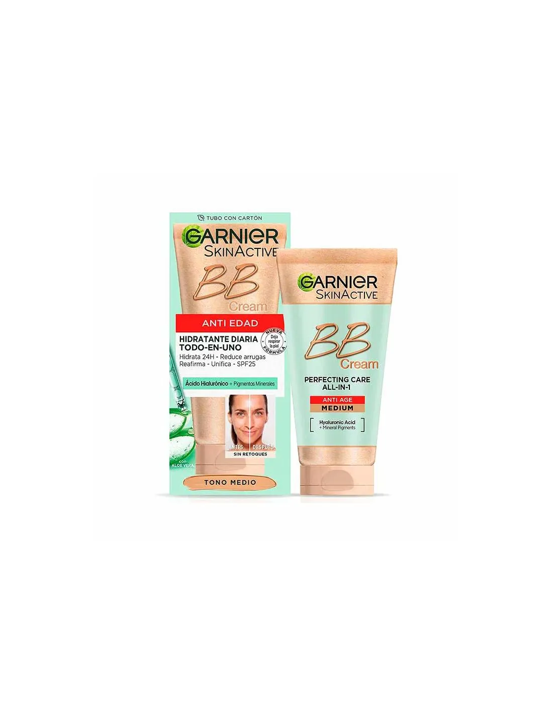 Garnier Bb Cream Anti Edad Tono Medio 50 ml