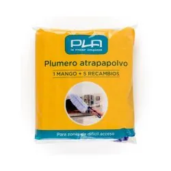 Pla Plumero Atrapapolvo 1 ud + 5 Recambios