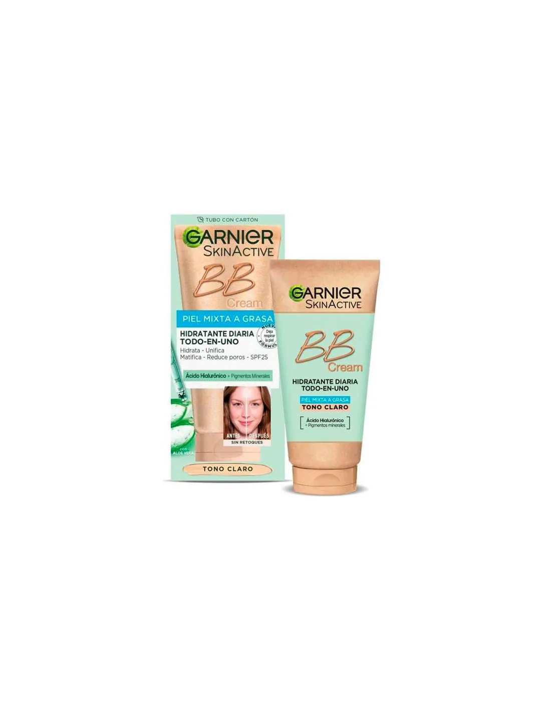 Garnier Bb Cream Pieles Mixtas Tono Claro