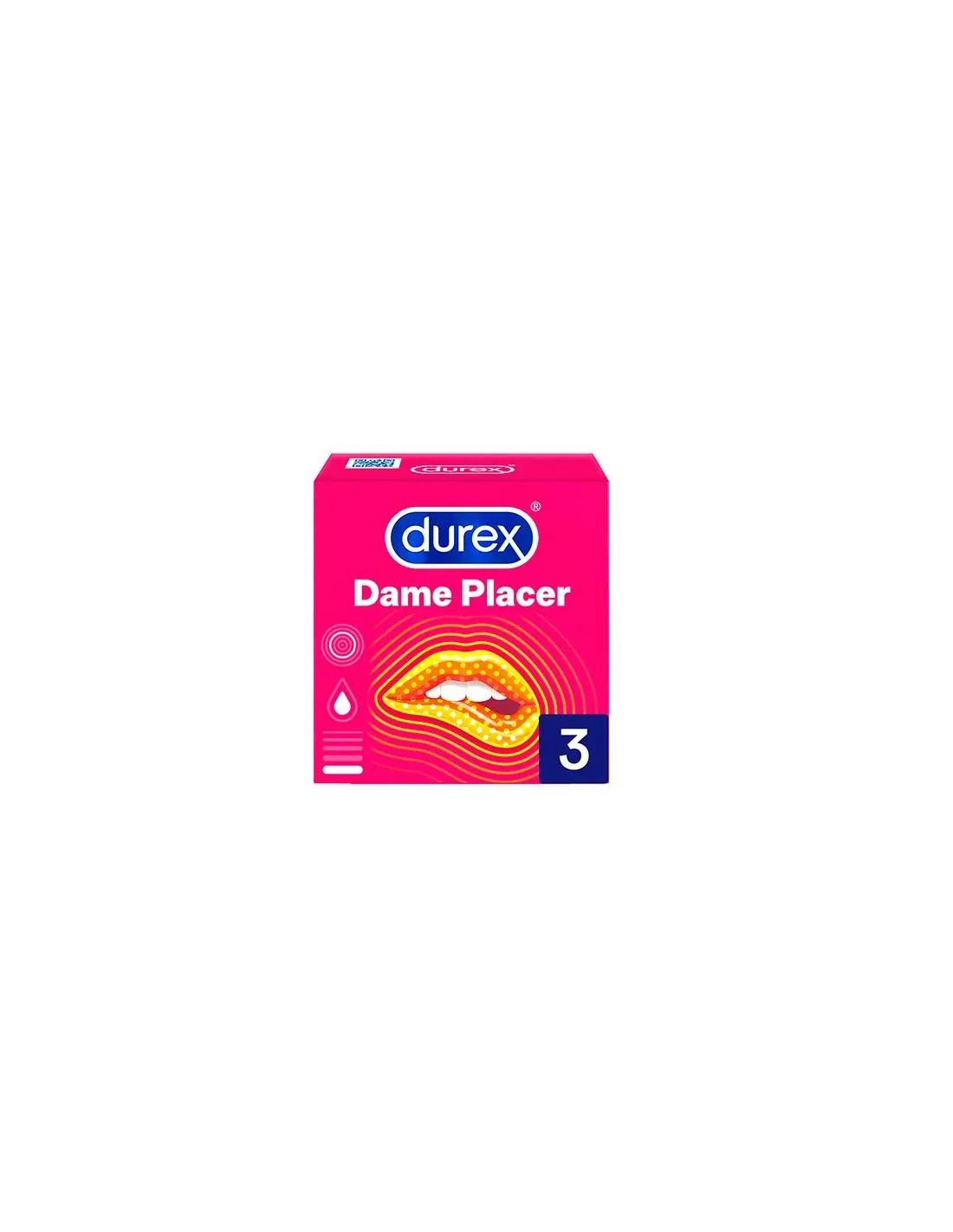 Durex Preservativos Dame Placer con Puntos y Estrías - 3 condones