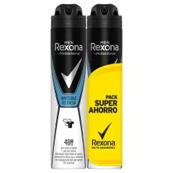Rexona Invisible Ice Fresh Desodorante Spray 200 ml X 2