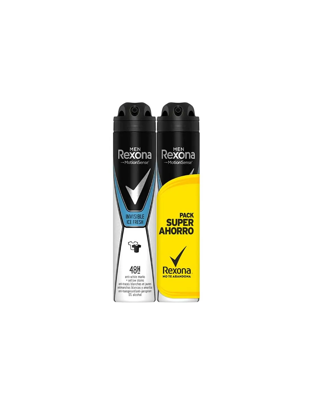 Rexona Invisible Ice Fresh Desodorante Spray 200 ml X 2