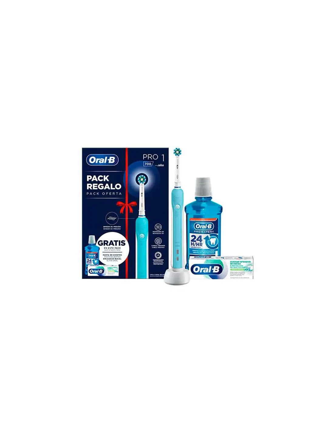 Oral B Cepillo Electrico Pro 1 700 Estuche 3 piezas