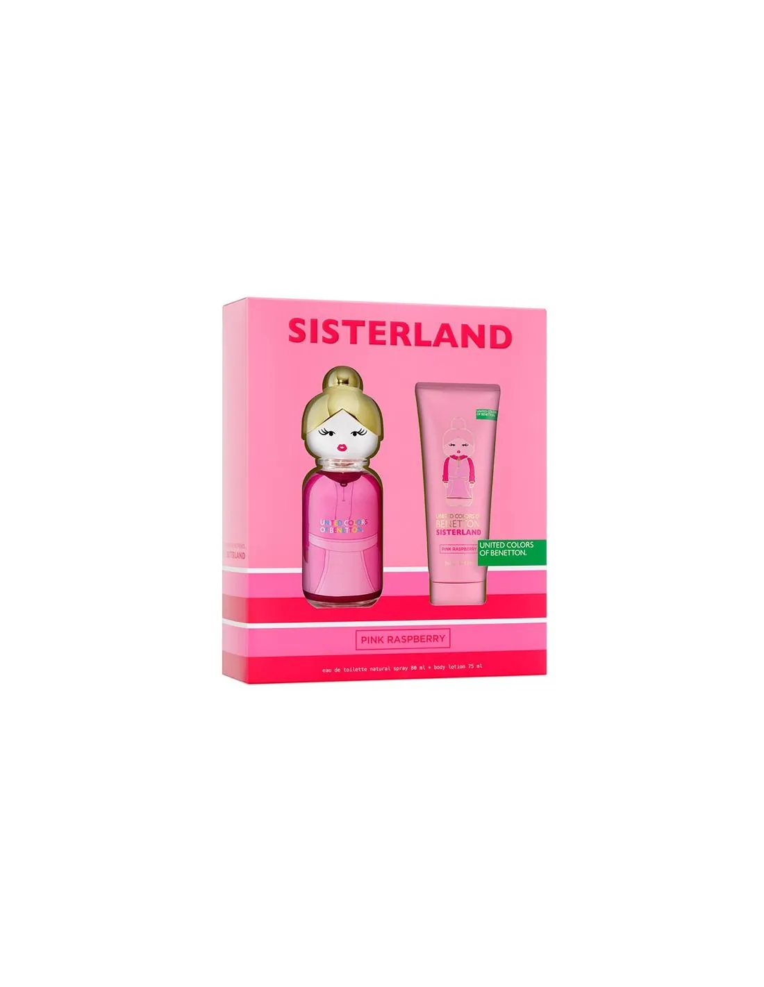 Benetton Sisterland Pink Raspberry Estuche 2 piezas