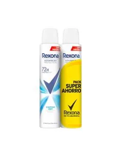 Rexona Cotton Dry Algodón Desodorante Spray 200 ml X 2