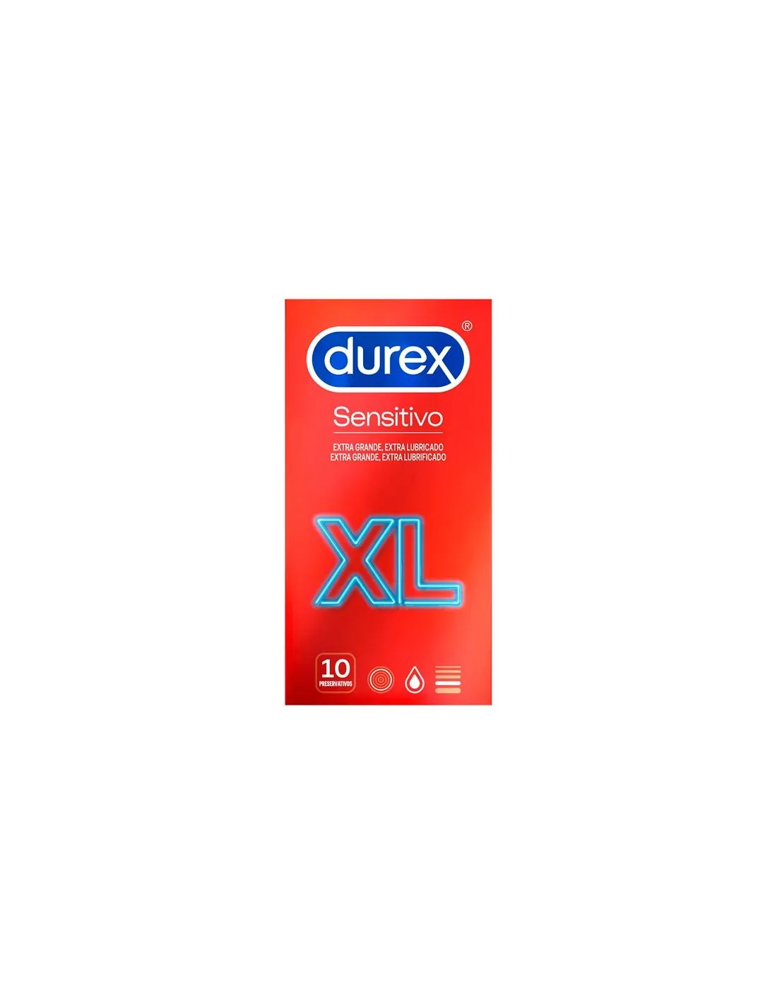 Durex Sensitivo XL Preservativos 10 uds