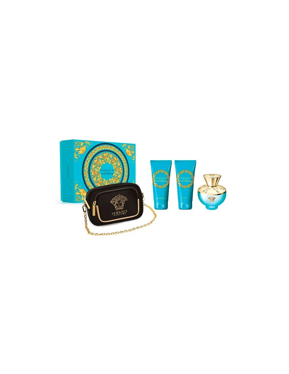 Versace Dylan Turquoise Estuche 4 piezas