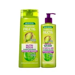 Fructis Nutri Rizos Contouring Champú 360 ml + Nutri Rizos Contouring Crema Sin Aclarado 400 ml