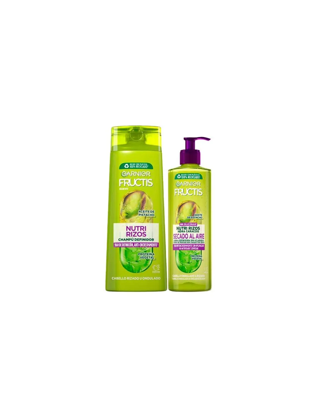 Fructis Nutri Rizos Contouring Champú 360 ml + Nutri Rizos Contouring Crema Sin Aclarado 400 ml