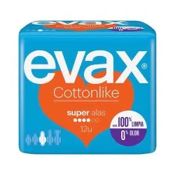 Evax Compresas Ultra Super Con Alas 12 uds