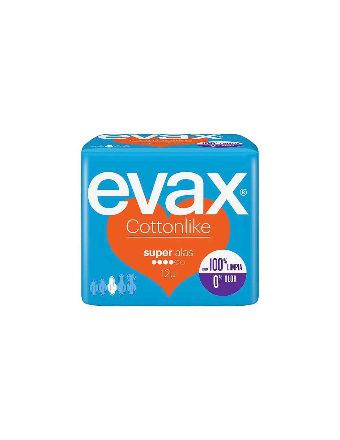 Evax Compresas Ultra Super Con Alas 12 uds