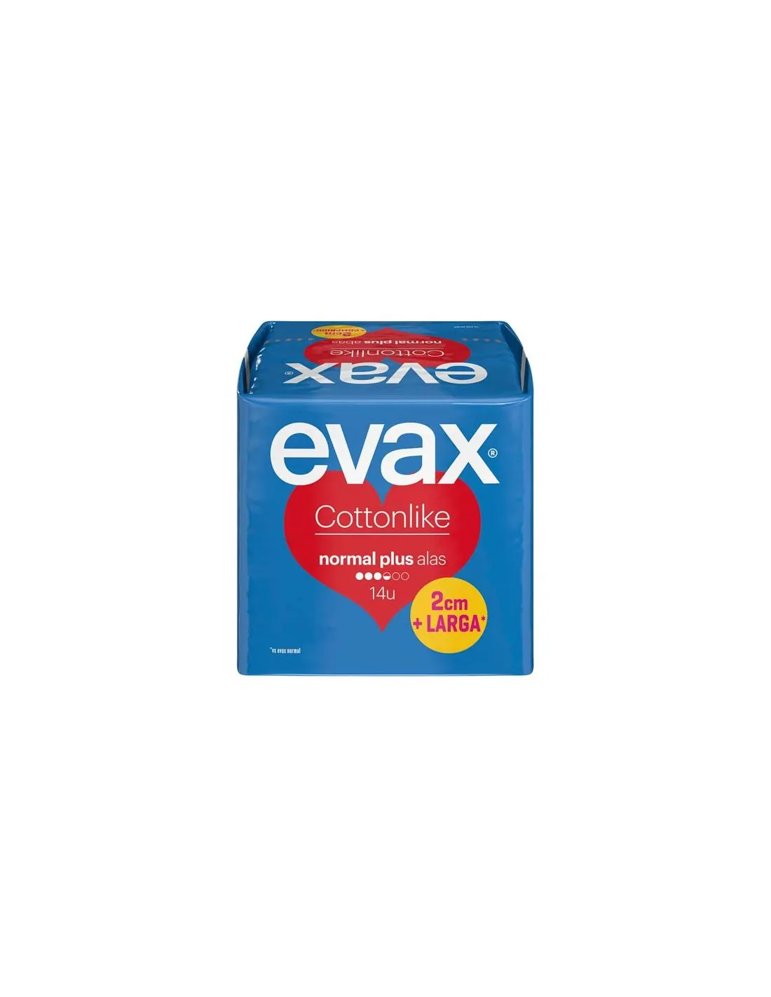 Evax Cottonlike Normal Plus Con Alas Compresas 14 uds