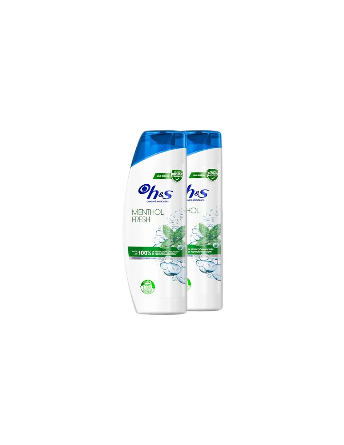 H&S Menthol fresh Champu Anticaspa Pack Ahorro