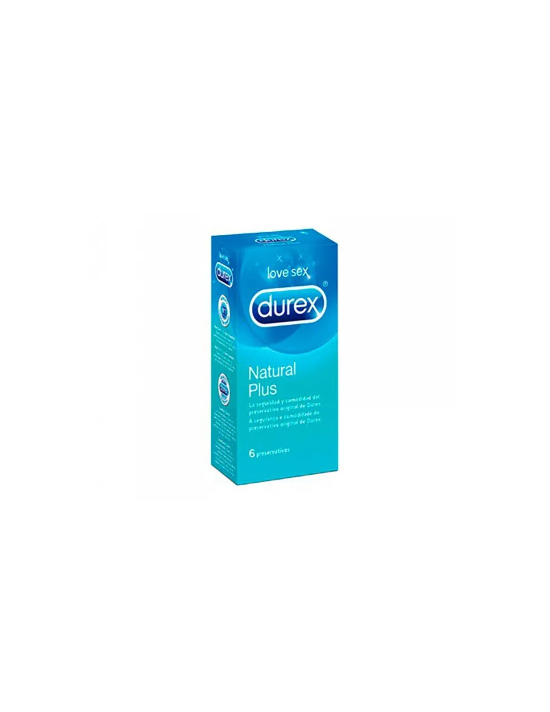 Durex Natural Plus Preservativos 6 uds