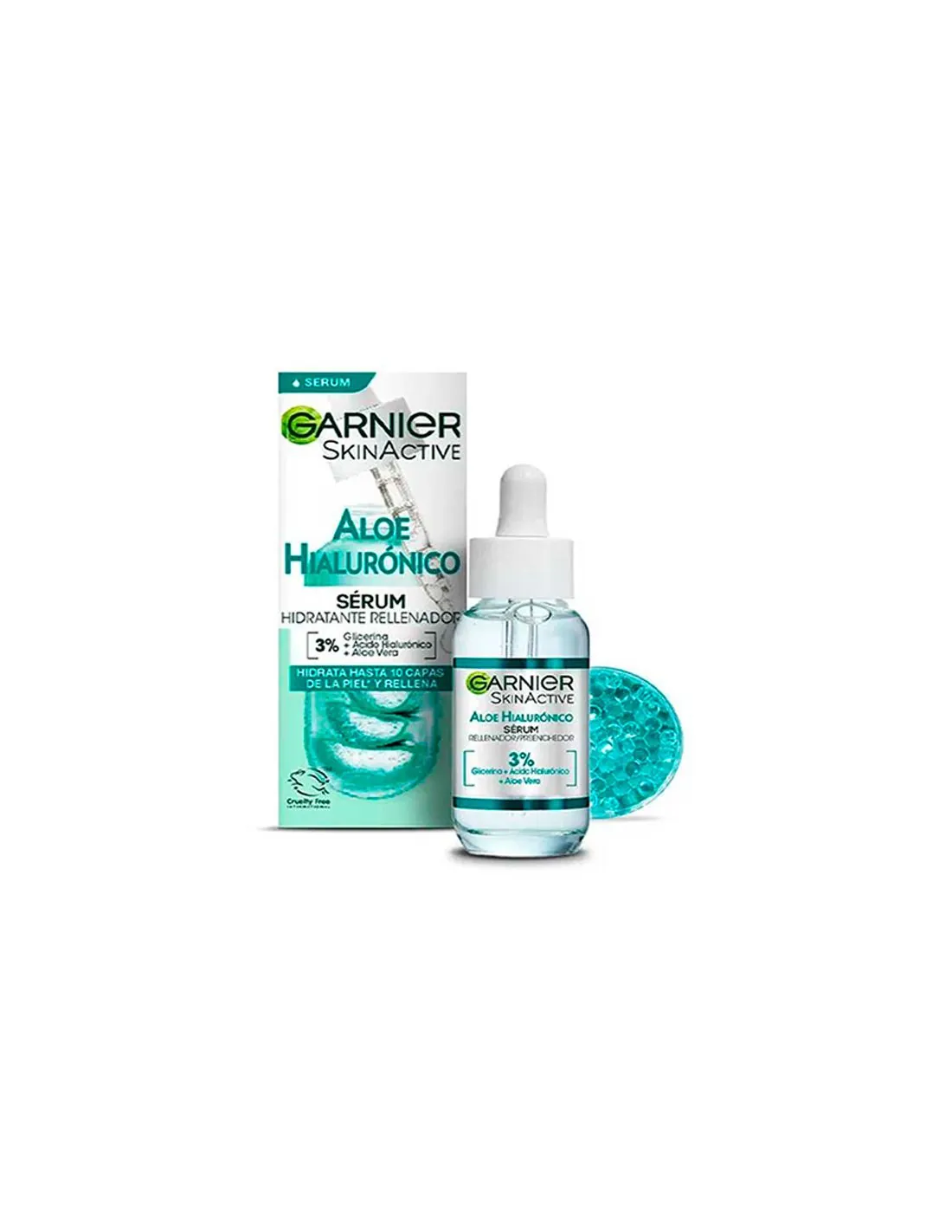 Garnier Skin Active Aloe Hialuronico Serum Hidratante Rellenador 