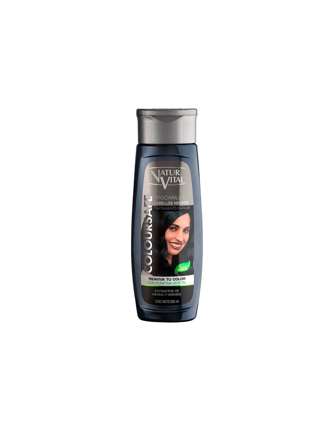 Natur Vital Coloursafe Cabellos Negros Mascarilla 300ml