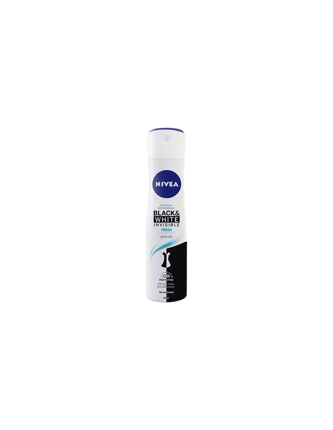 Nivea Black & White Invisble Fresh Desodorante Spray 200 ml