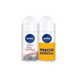 Nivea Dry Comfort Duplo Desodorante Roll-on 2 x 50 ml