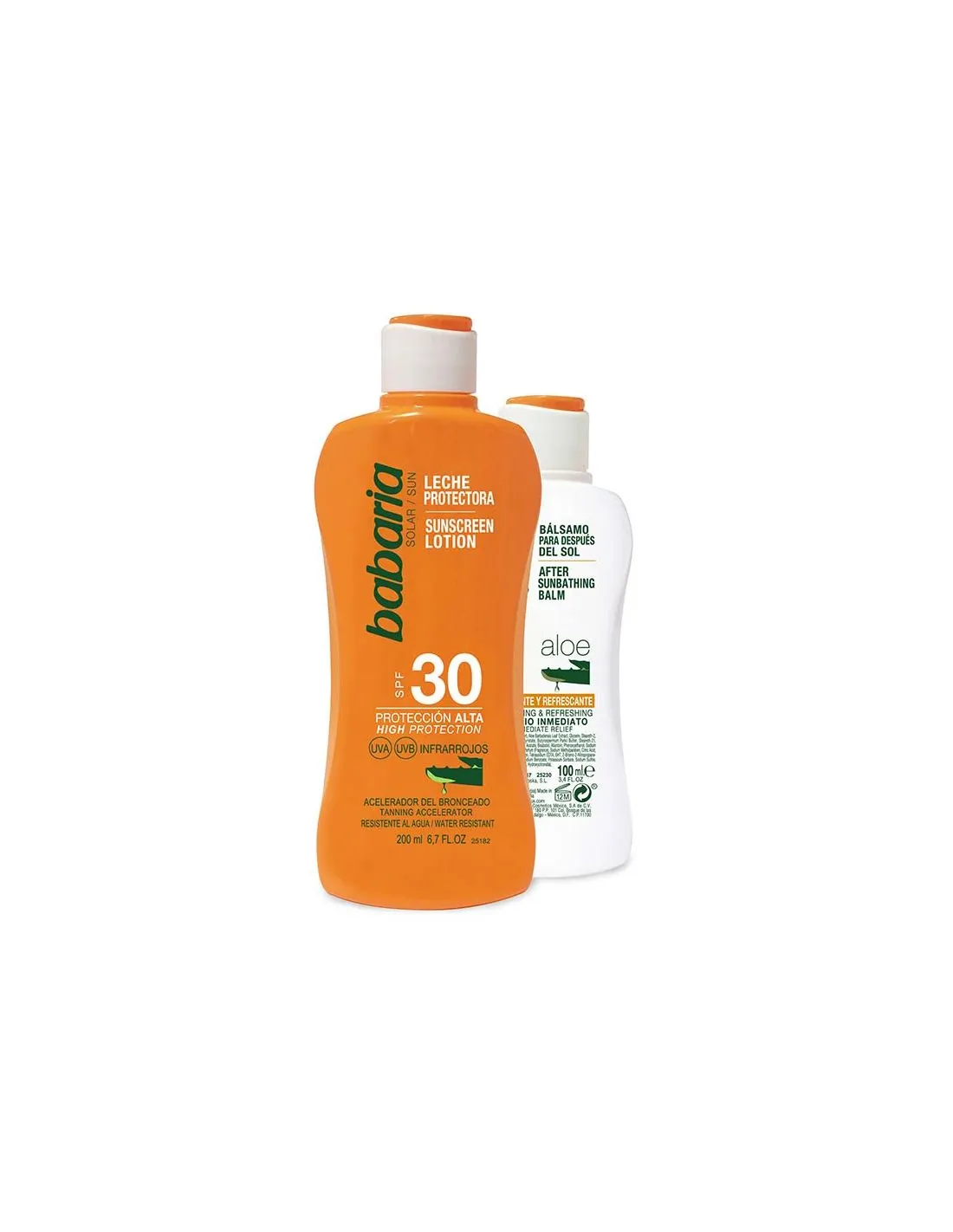 Babaria Leche Solar Spf30 200ml + Regalo Aftersun