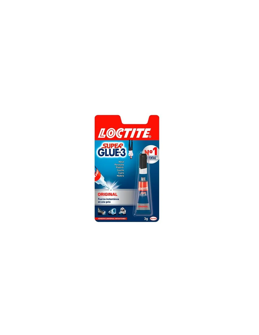 Loctite Super Glue-3 Pegamento 3 g