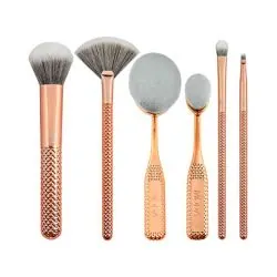 Moda Set De Brochas Metallics Deluxe Gift Set 6 Piezas