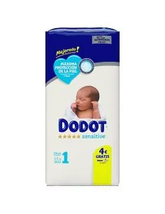 Dodot Sensitive Talla 1 Pañales 44 uds