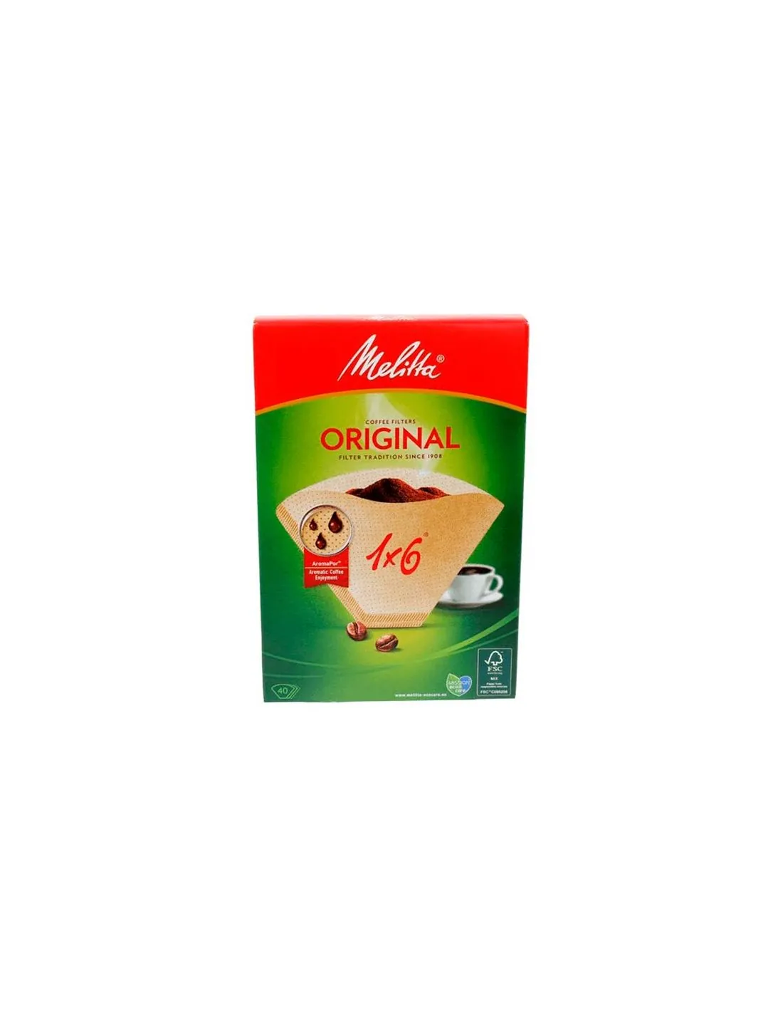 Melitta Filtros De Café 1x6 40 uds