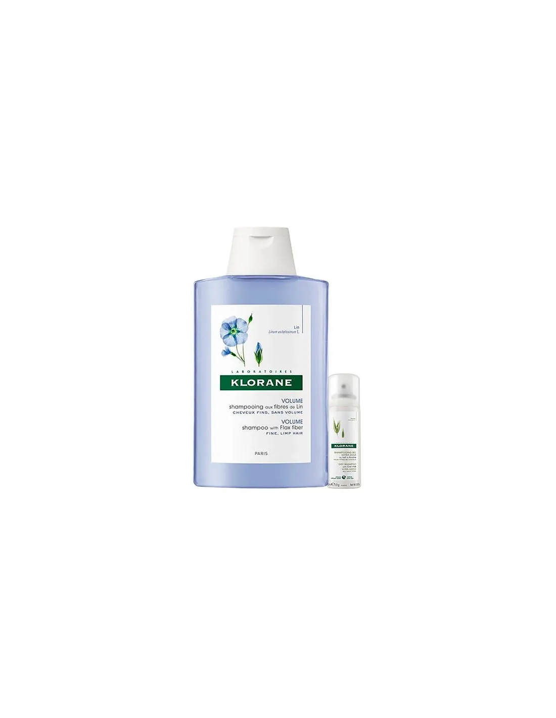 Klorane Ritual Volumen Duplo Champú De Lin 400 ml