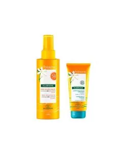 Polysianes Spray Solaire Sublime Protector Solar Para Cuerpo y Champu Ducha Aftersun