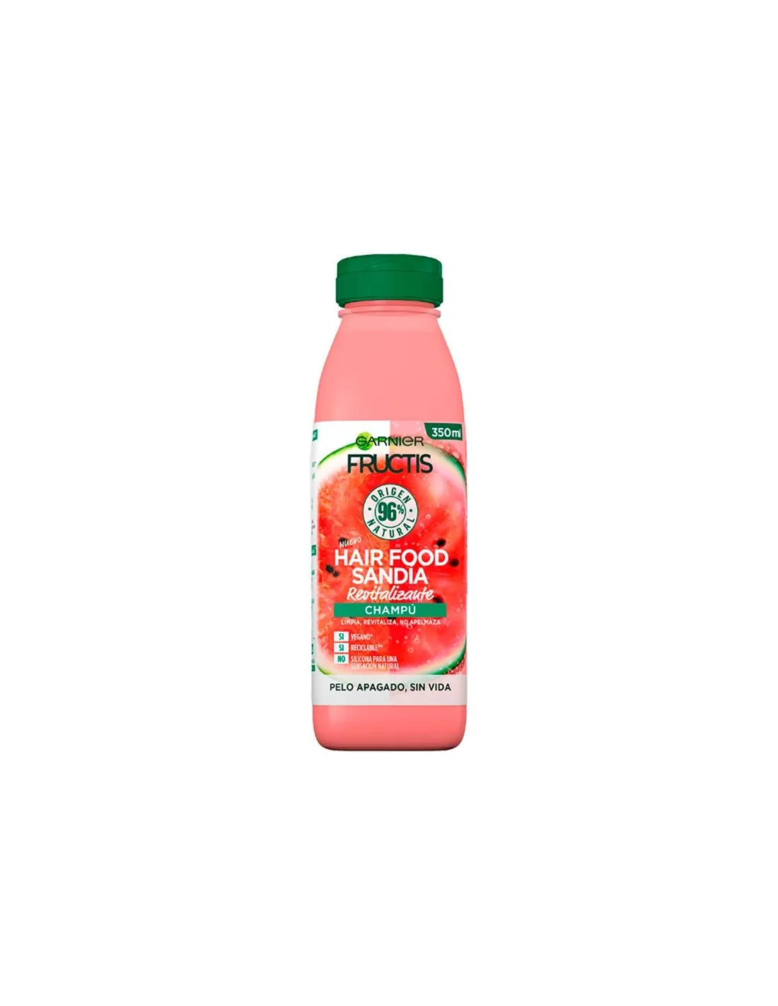 Fructis Hair Food Sandía Revitalizante Champú 350 ml