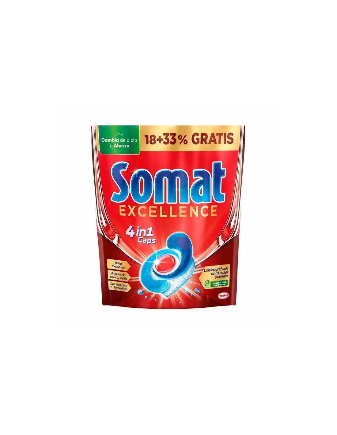 Somat Excellence 4 in 1 Capsulas Lavavajillas