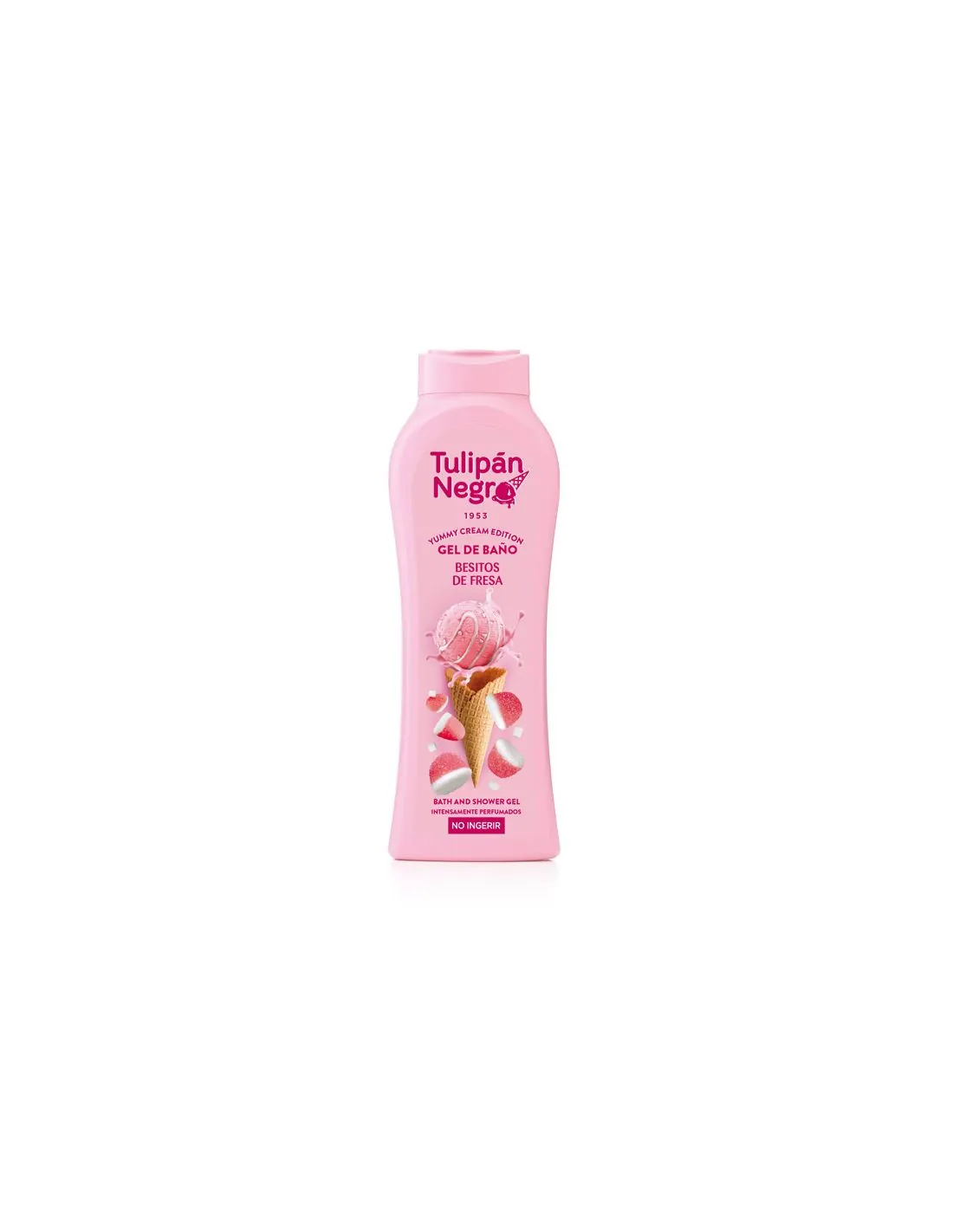 Tulipan Negro Besitos de Fresa Gel de Baño