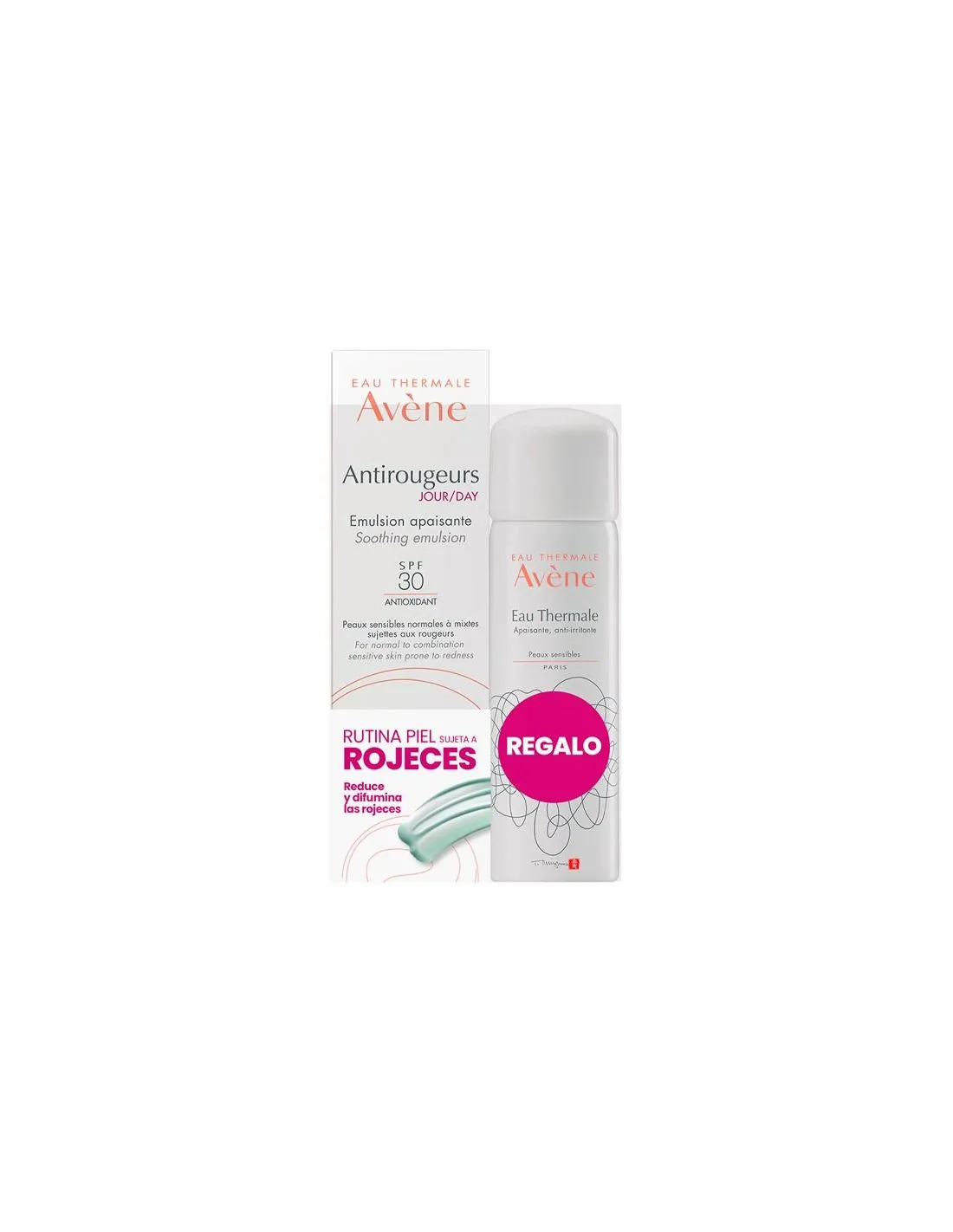 Avene Emulsion Antirojeces SPF30 Y Agua Termal