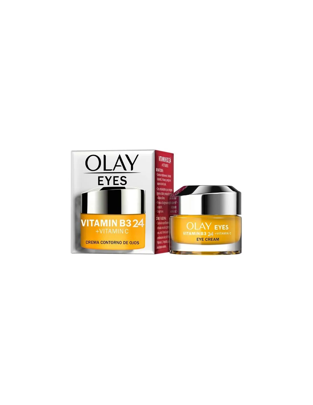 Olay Vitamina B3 Vitamina C Contorno de Ojos Antimanchas