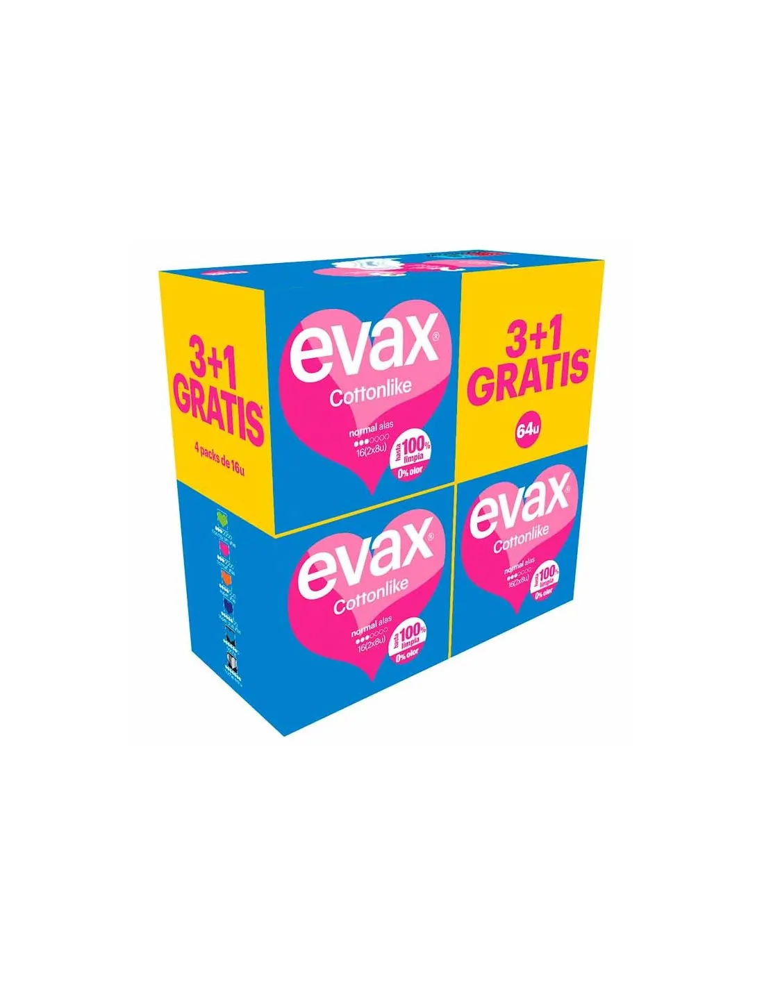 Evax Cottonlike Normal Alas Compresas