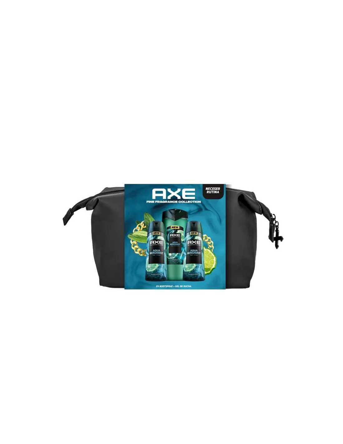 Axe Aqua Bergamota Neceser Estuche 4 Piezas