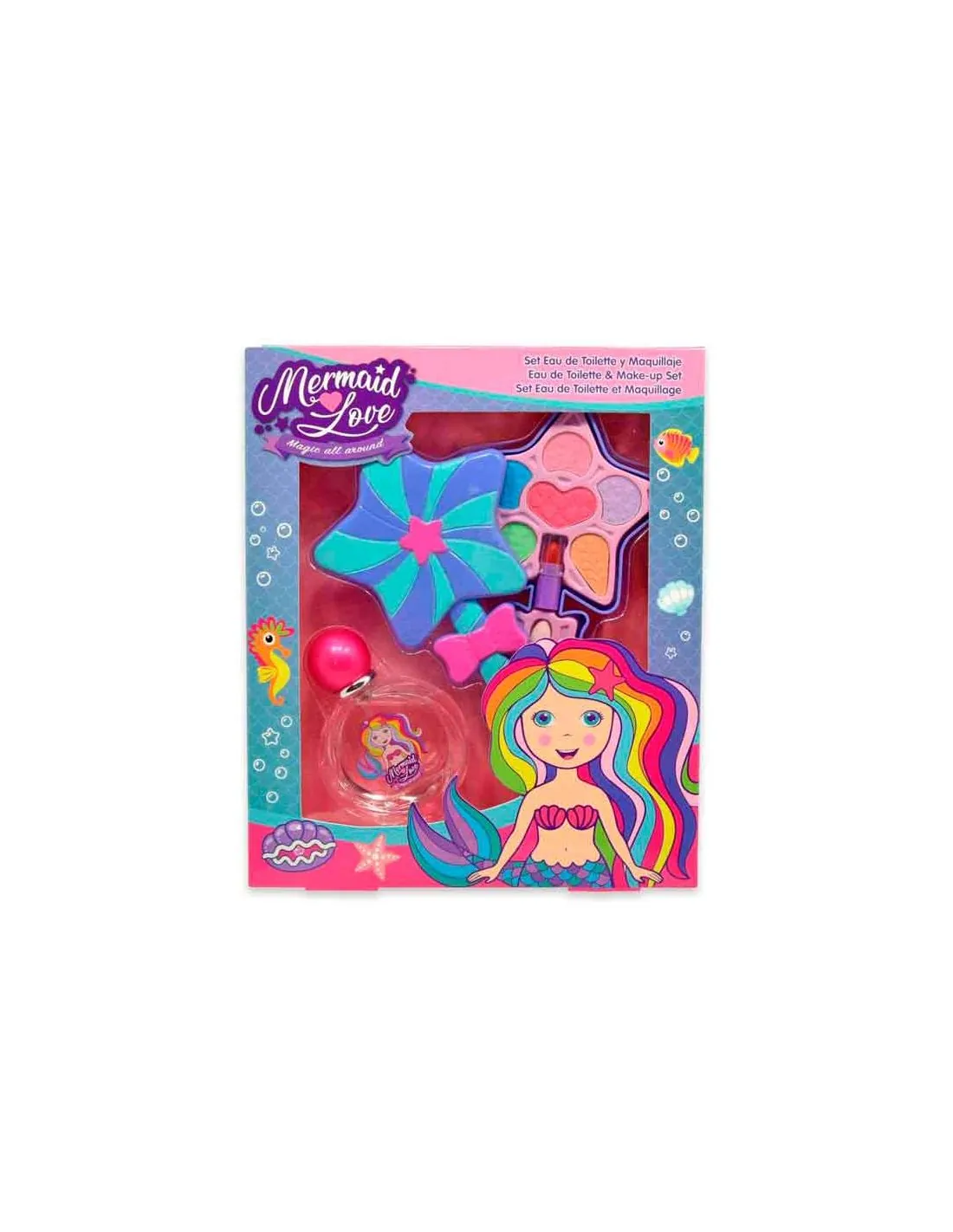 Lorenay Mermaid Love Estuche Maquillaje 4 Piezas