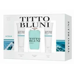 Titto Bluni Aqua Man Eau de Toilette Estuche 3 Piezas