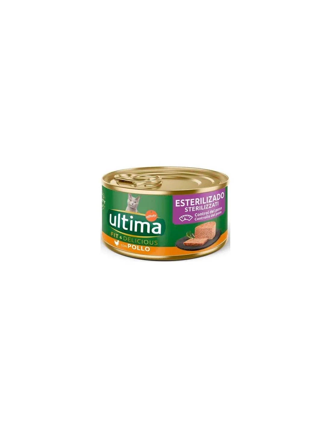 Ultima Fit & Delicious Mousse con Pollo Lata de Comida para Gatos