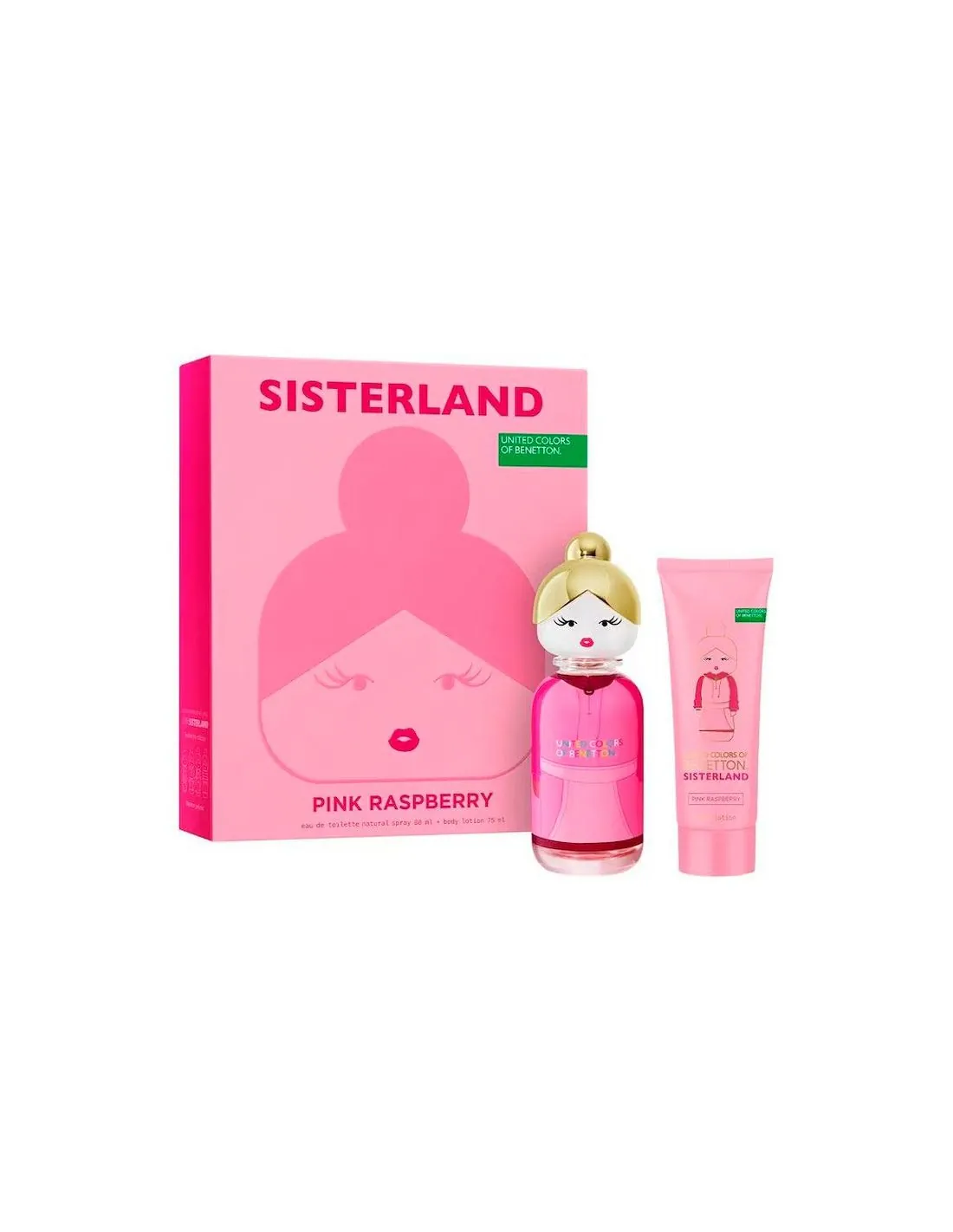 Benetton Sisterland Pink Raspberry Eau de Toilette Estuche 2 Piezas