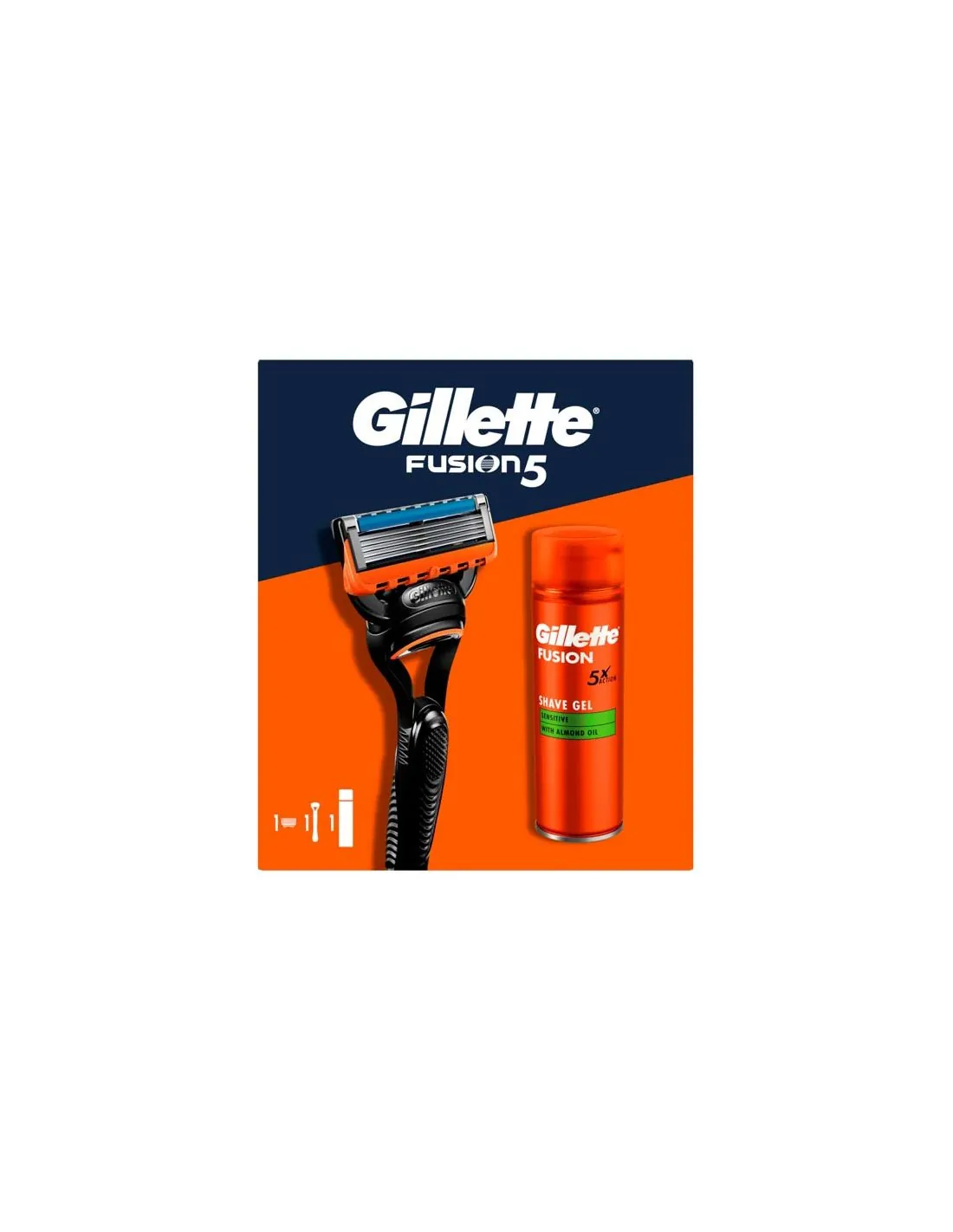 Gillette Fusion 5 Estuche 3 Piezas